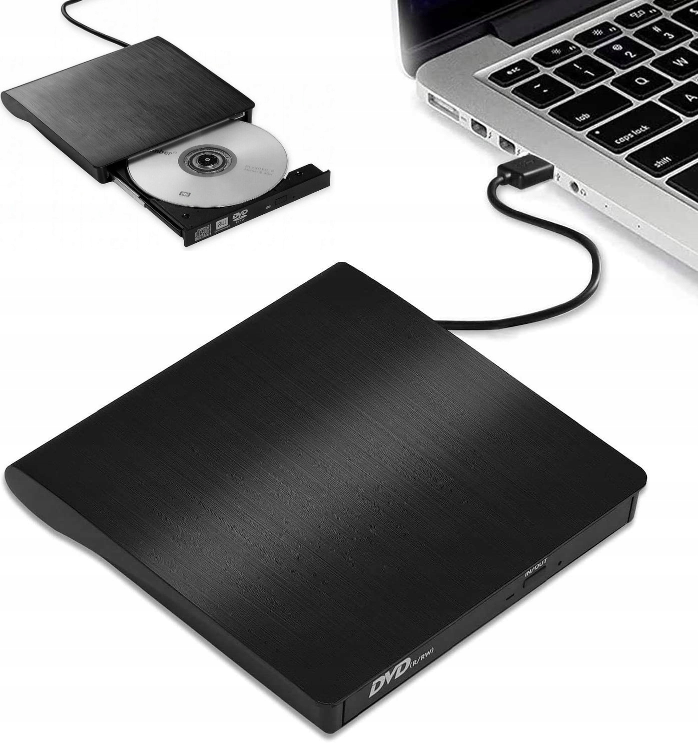 Externá jednotka CD DVD pre prenosný počítač s napaľovačkou USB 3.0